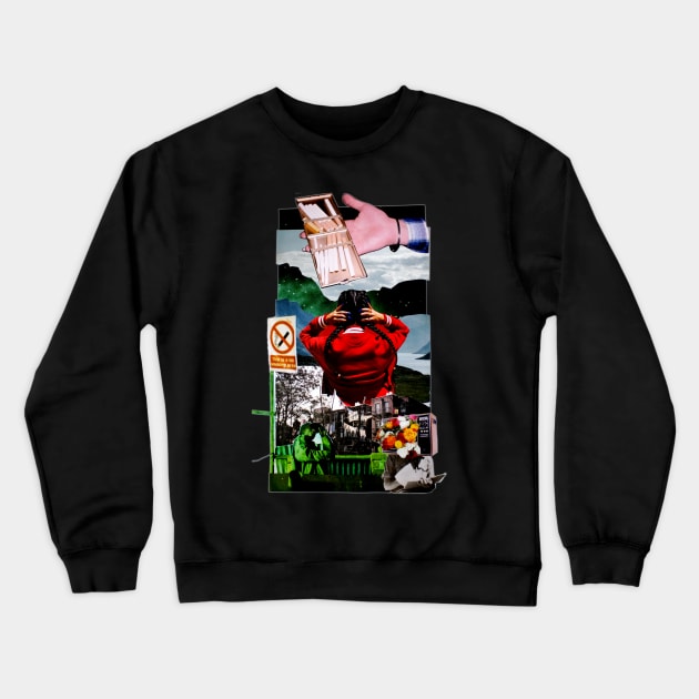 Fancy a Fag? Collage Crewneck Sweatshirt by JadeHylton